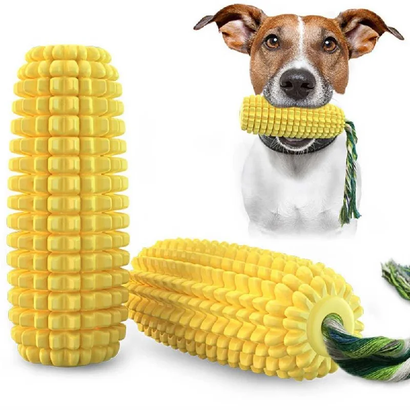 Corn-shaped Dental Chew Dog Toy