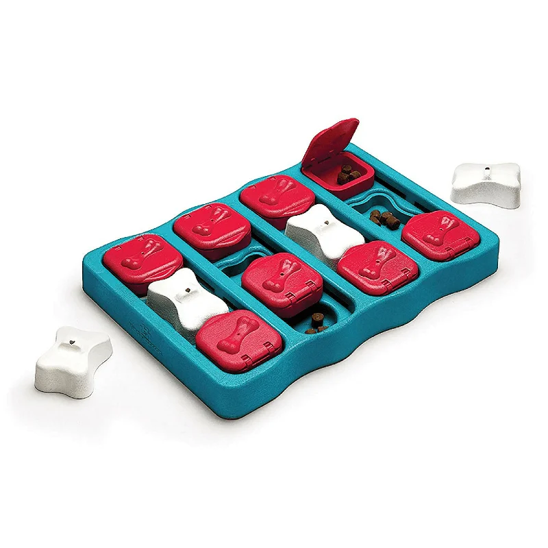 Nina Ottosson Dog Puzzle Toy Interactive Treat Dispenser, Dog Brick