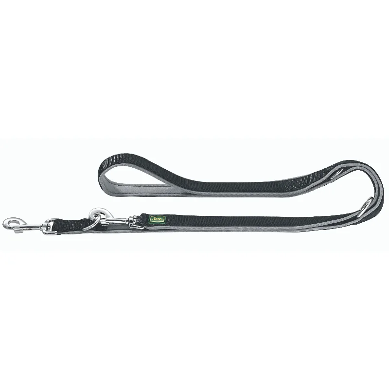 Hunter Neoprene Vario Plus Dog Training Lead, 3-Way Adjustable