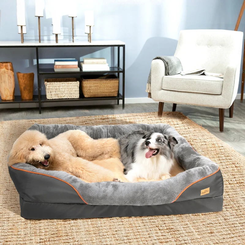 Orthopedic Dog Pet Bed Sleep Bedding Washable Cover Waterproof Lounge