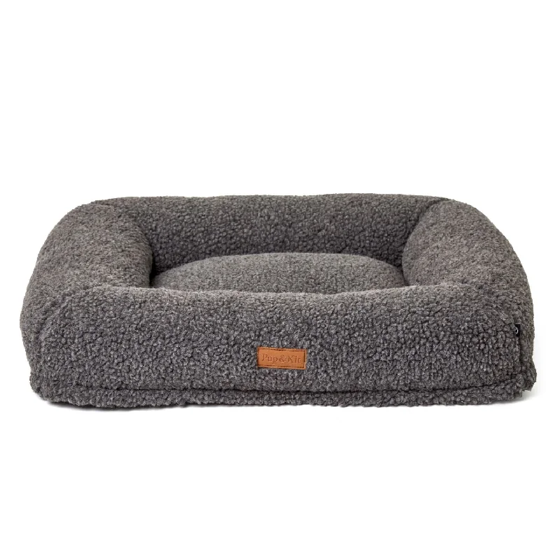 PupPillow Dog Bed - Medium Slate Grey