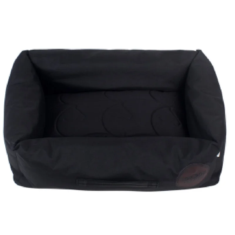 TopDog Premium Prime Lounger Bed for Dogs and Cats (Black) (Get a Toy Free)