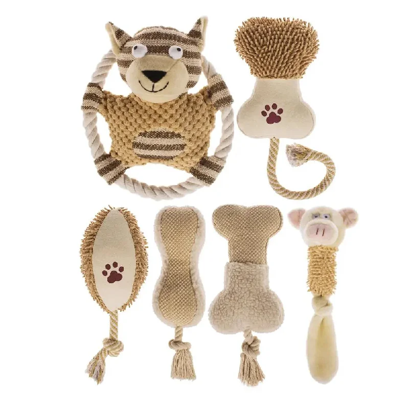 Plush Dog Toys Set