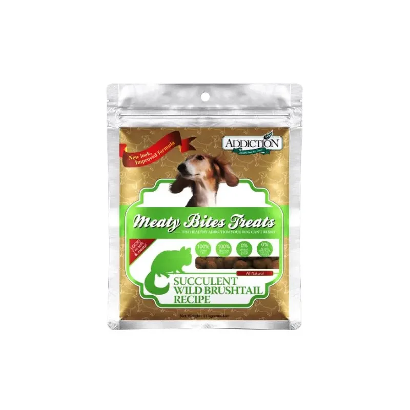 Addiction Brushtail Meaty Bites Grain-Free Dog Treats