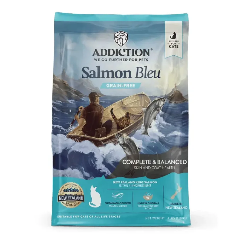 Addiction Salmon Bleu Balanced Diet Skin and Coat Health Formula Dry Cat Food