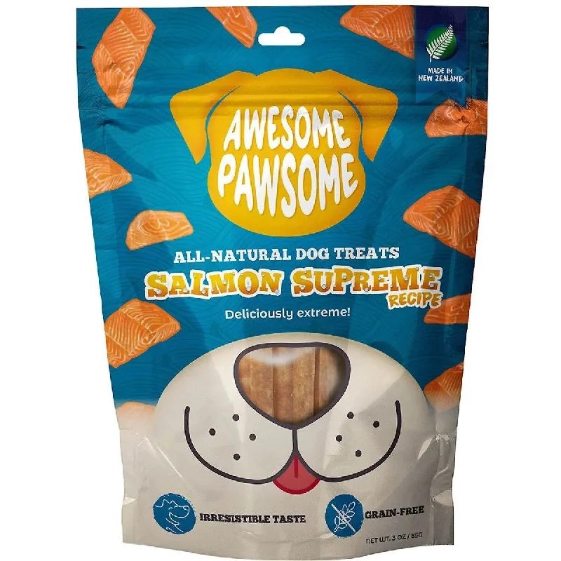 Awesome Pawsome Salmon Supreme Recipe Dog Treats 3oz