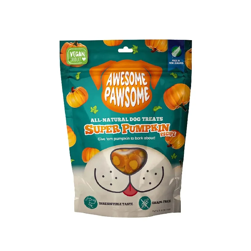 Awesome Pawsome Super Pumpkin Recipe Dog Treats 3oz