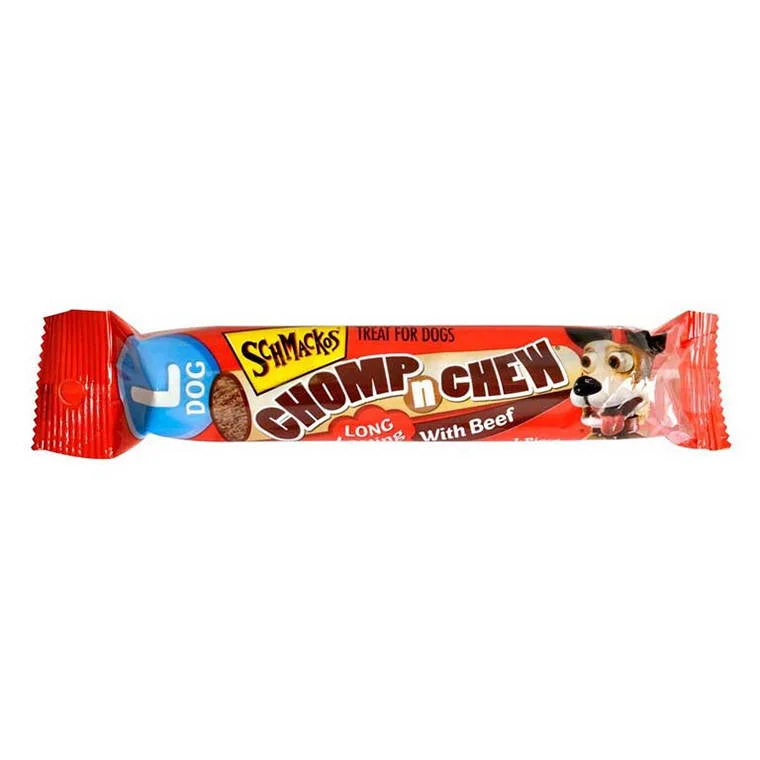 Schmackos Chomp N Chew Large Dog Beef, 60gm