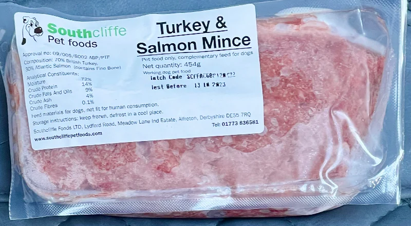 Southcliffe: Turkey and Salmon Minces – 454g