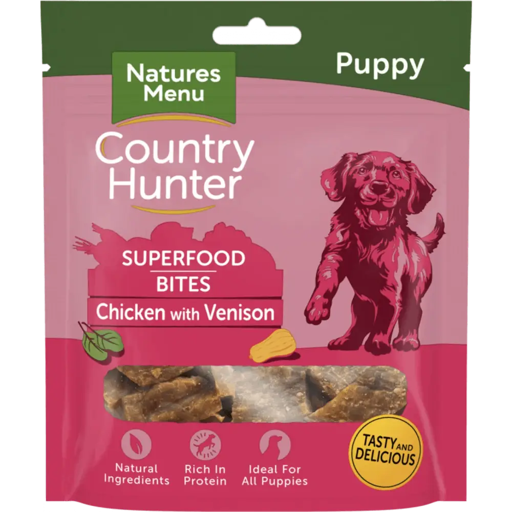 COUNTRY HUNTER: CHICKEN WITH VENISON TREATS FOR PUPPIES