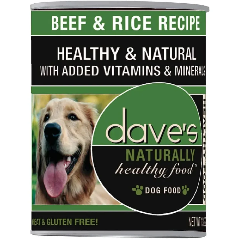 Dave's Pet Food™ Naturally Healthy Beef & Rice Dog Food 13 Oz x 12 Count