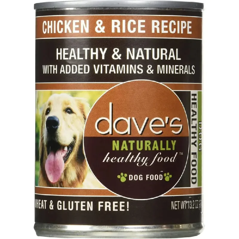 Dave's Pet Food™ Naturally Healthy Chicken & Rice Dog Food 13 Oz x 12 Count