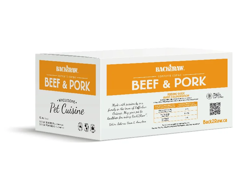 Dinner - Complete Beef & Pork Combo  - Back2Raw