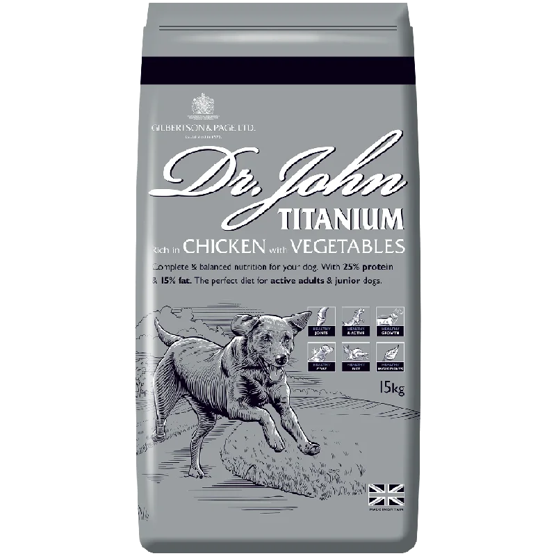 Dr John Titanium Dry Dog Food For Working and Sporting Dogs