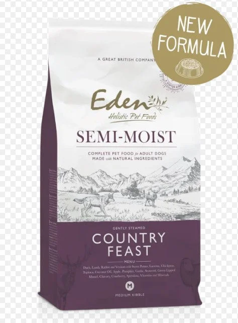 EDEN SEMI-MOIST COUNTRY FEAST DRY DOG FOOD