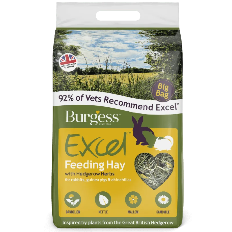 Burgess Excel Feeding Hay with Hedgerow Herbs 3kg