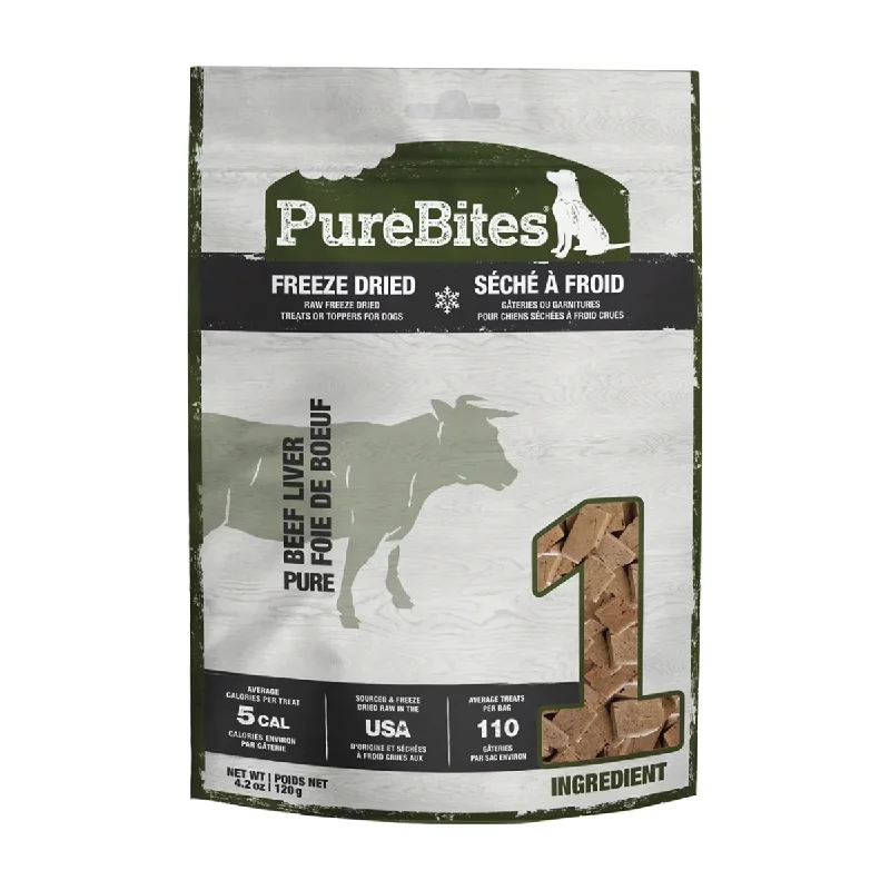 Freeze Dried Beef Liver Dog Treats 4.2 oz 1PB.120BL24