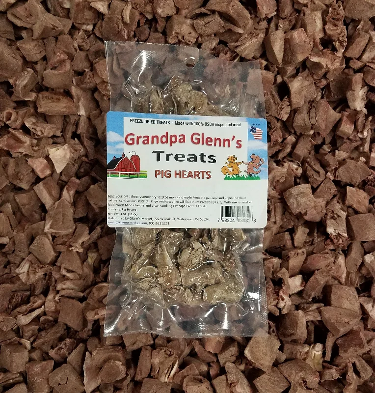 Freeze Dried Pork Hearts Treats