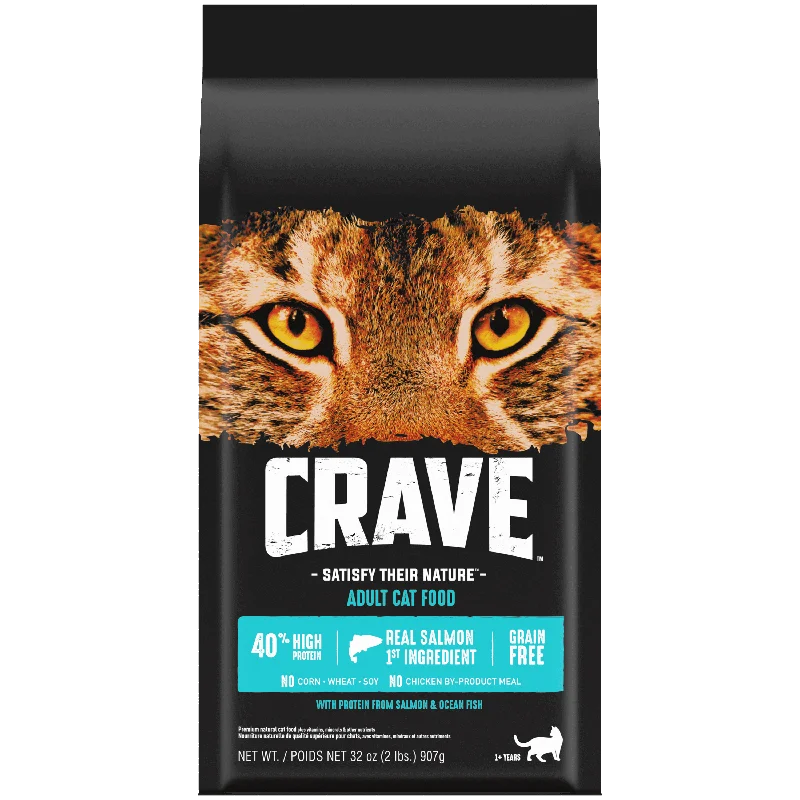 CRAVE™ Grain Free Adult Dry Cat Food with Protein from Salmon & Ocean Fish