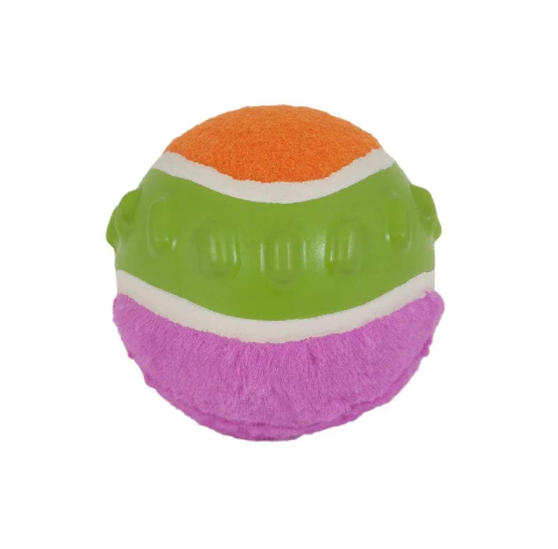 JW Pet Mixups Medium Ribbed Ball Toy