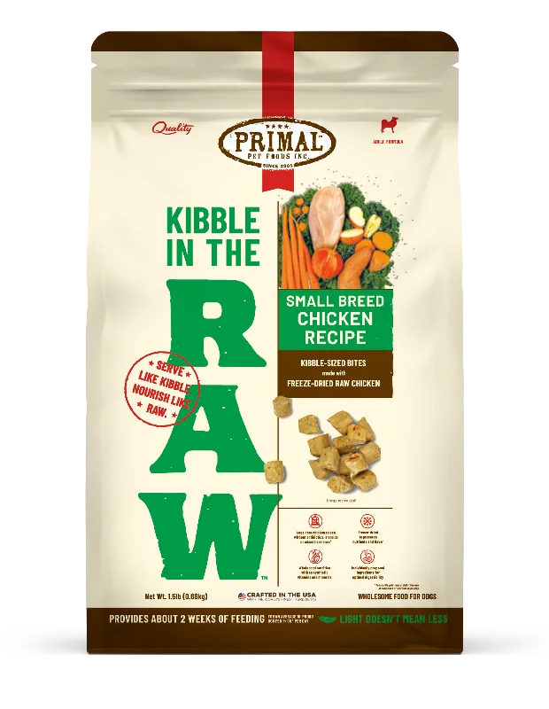 Kibble in the Raw Dog Food <br> Small Breed Chicken Recipe