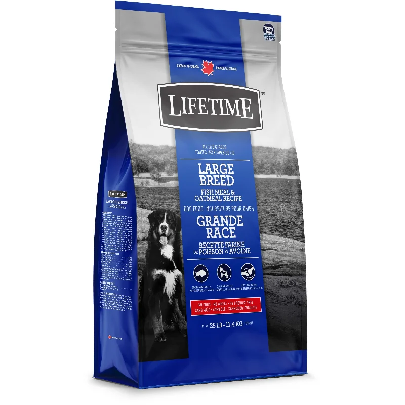 Lifetime All Life Stages Large Breed Fish & Oatmeal Dry Dog Food 25lb