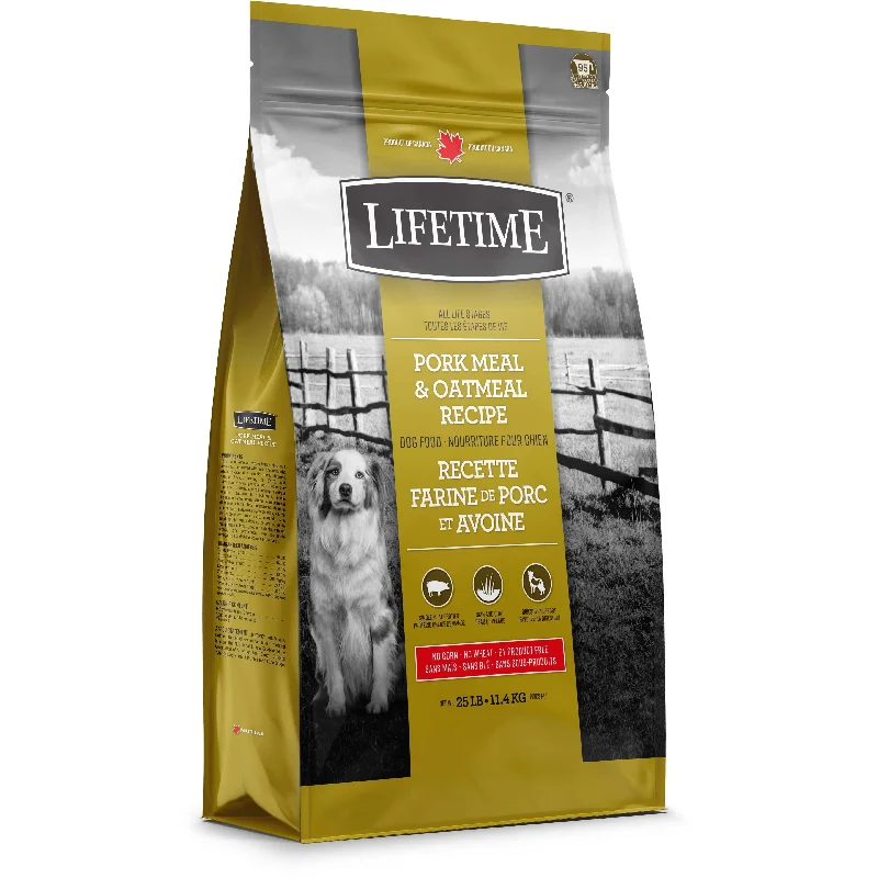 Lifetime All Life Stages Pork & Oatmeal Dry Dog Food