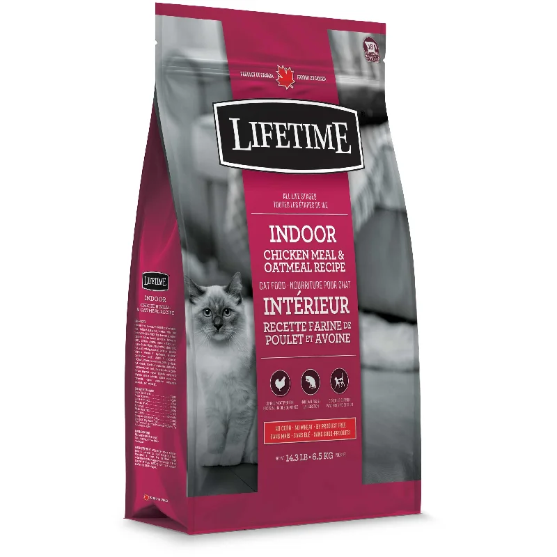 Lifetime Indoor ALS Chicken & Oatmeal Cat Food