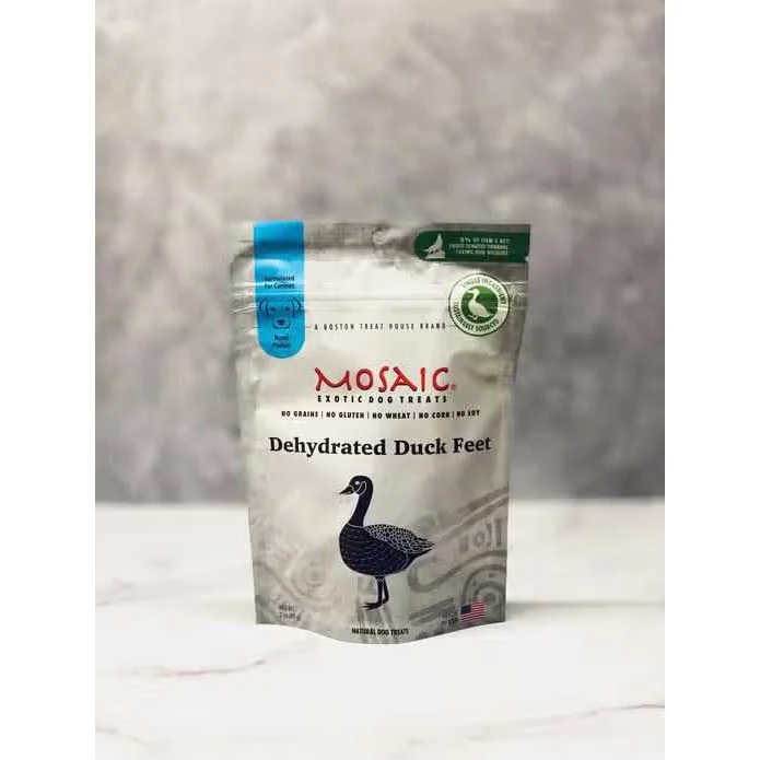 Mosaic USA Dehydrated Duck Feet Dog Treats