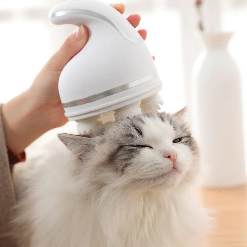 Multifunctional Electric Dog and Cat Head Massager