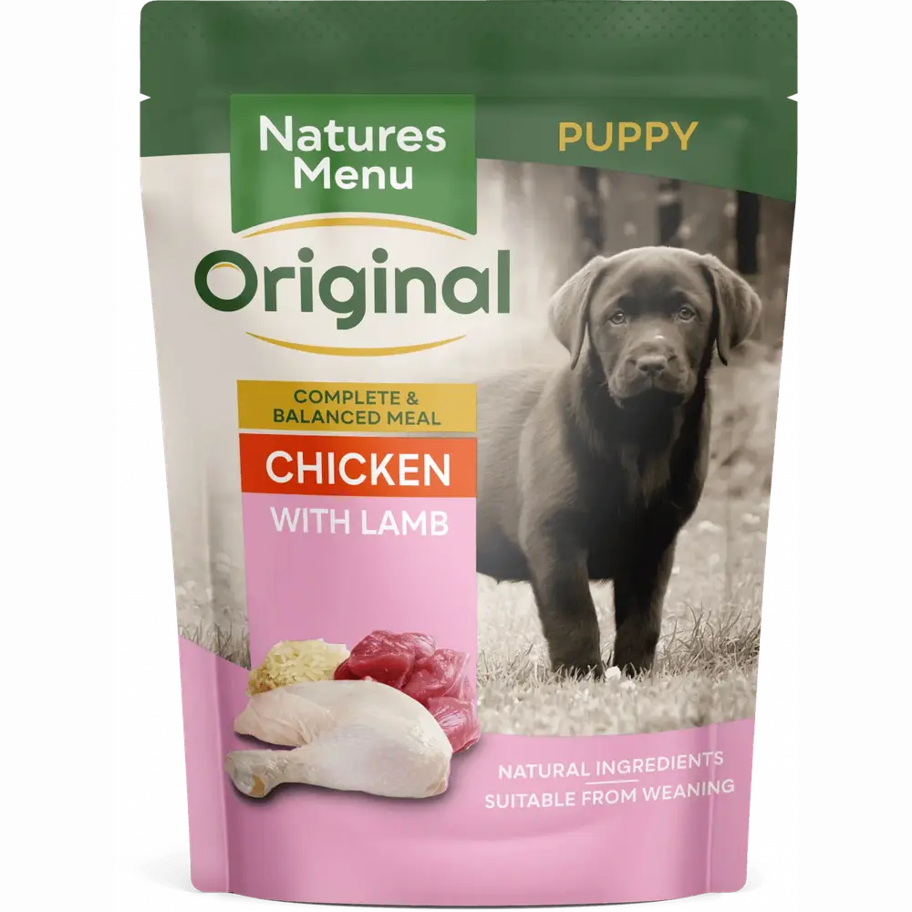 NATURES MENU:  JUNIOR CHICKEN WITH LAMB FOR PUPPIES