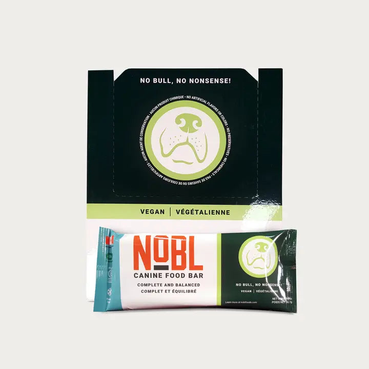 NOBL Canine Food Bars - Vegan 12 x 3oz