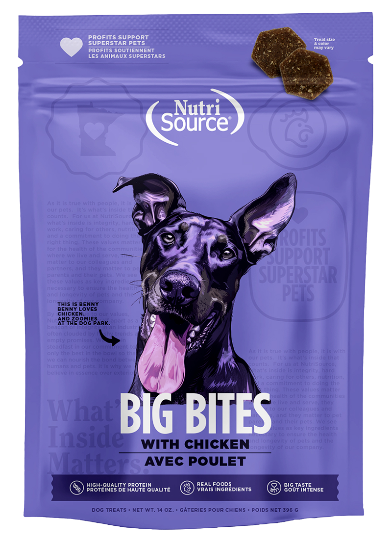 NutriSource® Chicken Big Bites 14oz Dog Treat SALE