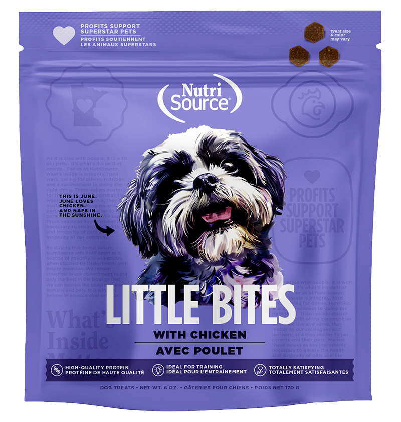 NutriSource® Grain Free Peanut Butter Little Bites 6oz Dog Treat SALE