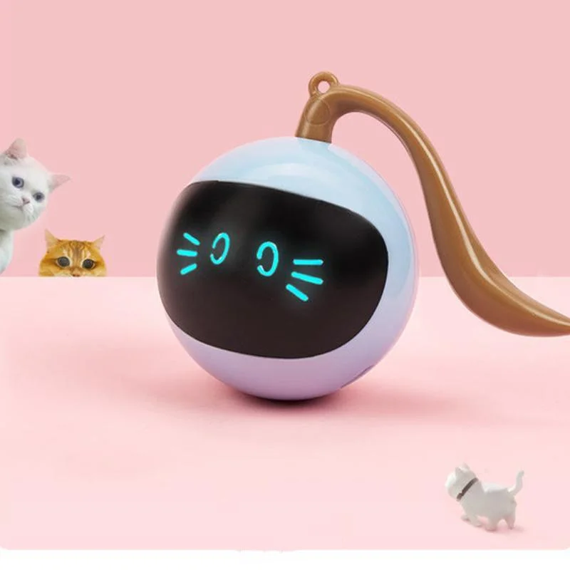 Interactive Cat Toy with Colorful LED