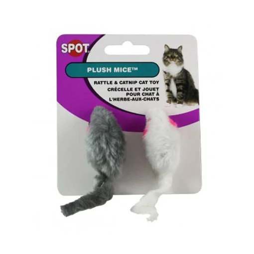 Plush Catnip Mice 2-pack 2957