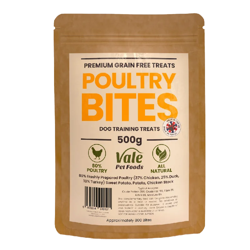 Poultry Bites Dog Treats- 500g