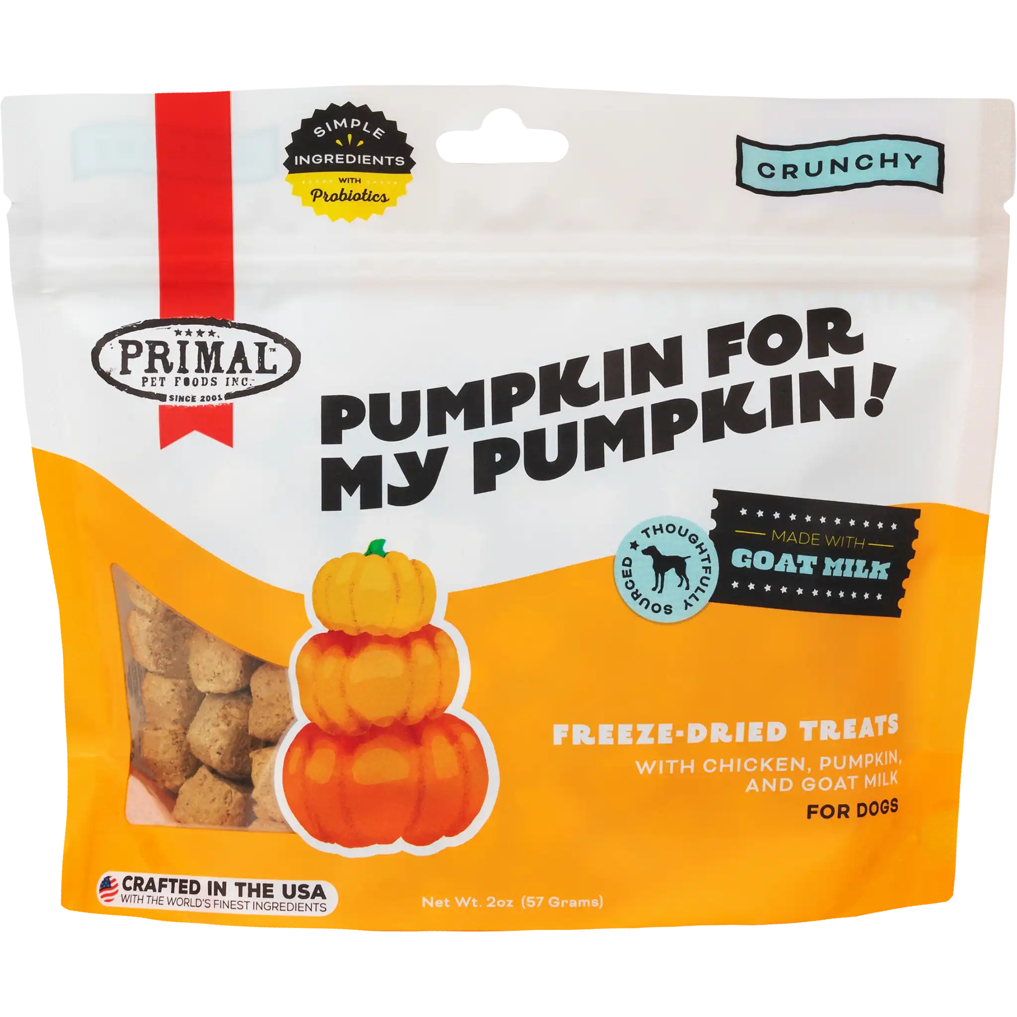 Freeze-Dried Raw Dog Treats <br> Pumpkin for My Pumpkin