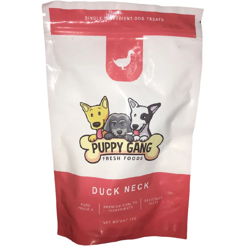 Puppy Gang Fresh Foods Duck Neck Dog Treats (75g)