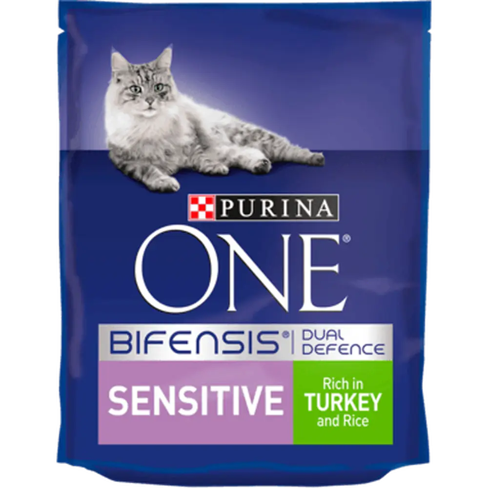 PURINA ONE®: Sensitive Turkey and Rice Dry Cat Food