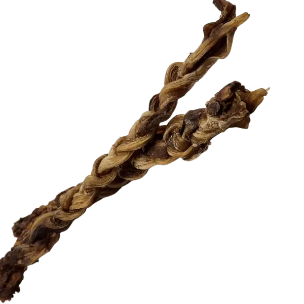 Savannah Chewy Ostrich Tendon Twister. Long-lasting, Natural Dog Chew Treat