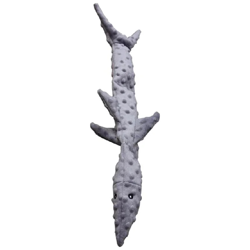 Skinneeez Extreme Triple Squeak Shark Dog Toy 689871