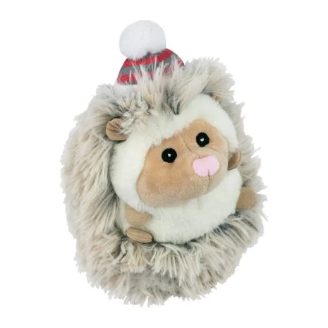 Tall Tails Real Feel Fluffy Hedgehog Squaker Toy 8"