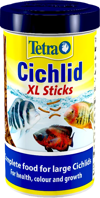 Tetra Cichlid Sticks XL, Complete Food for Large Cichlids