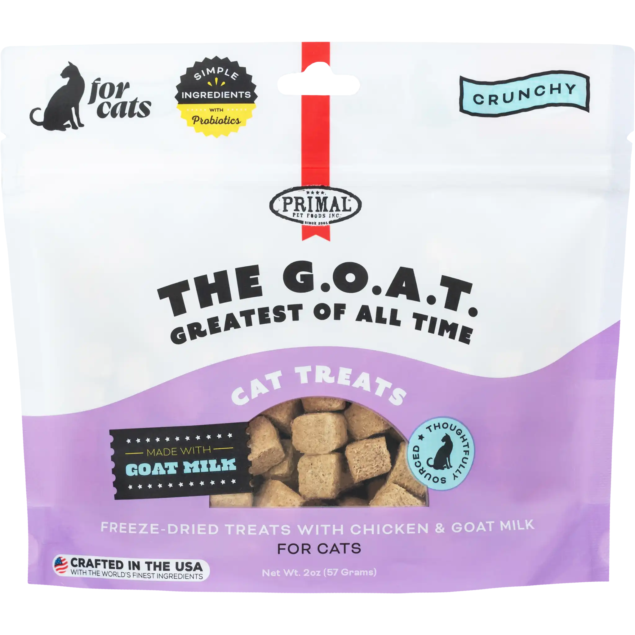 Freeze-Dried Raw Cat Treats <br> The G.O.A.T.