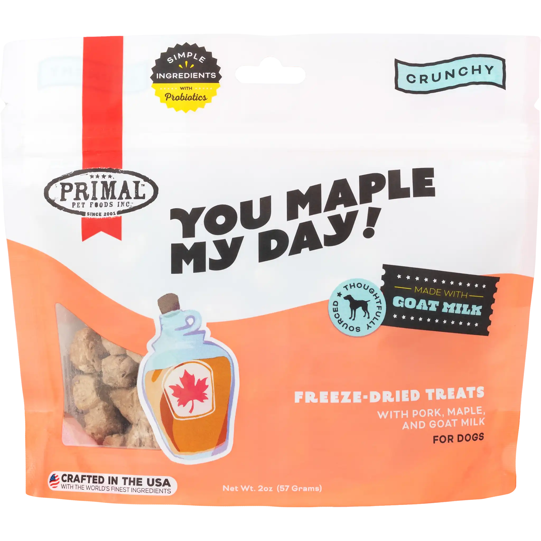 Freeze-Dried Raw Dog Treats <br> You Maple My Day