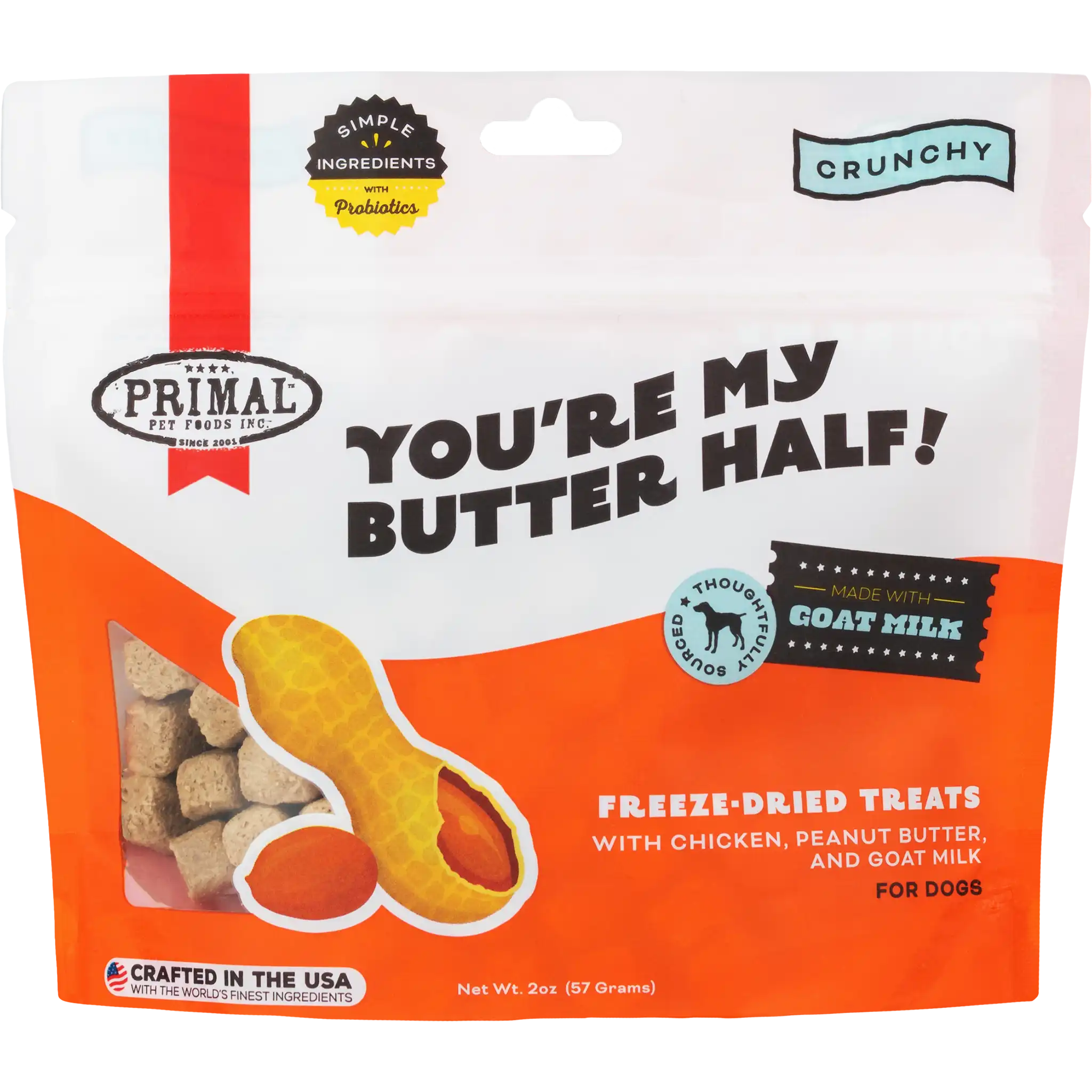 Freeze-Dried Raw Dog Treats <br> You're My Butter Half