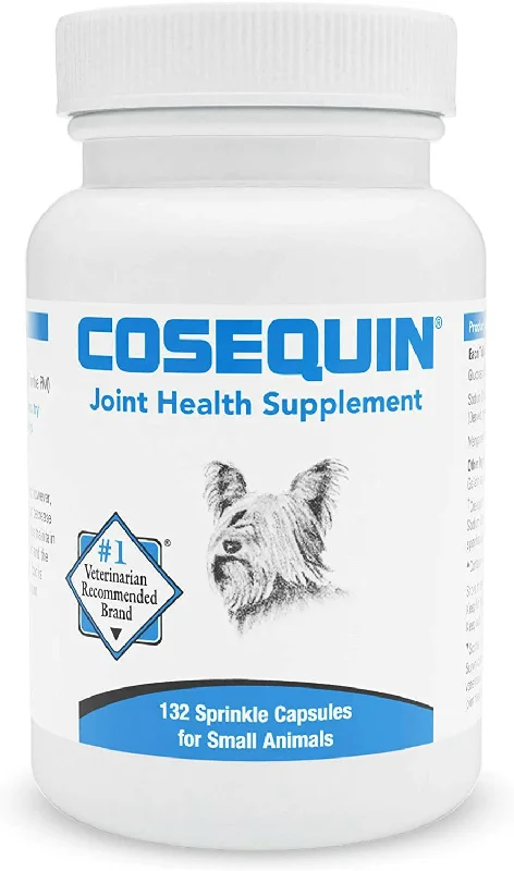 Nutramax Cosequin Regular Strength Joint Health Supplement for Cats and Small Dogs, With Glucosamine and Chondroitin, 132 Capsules