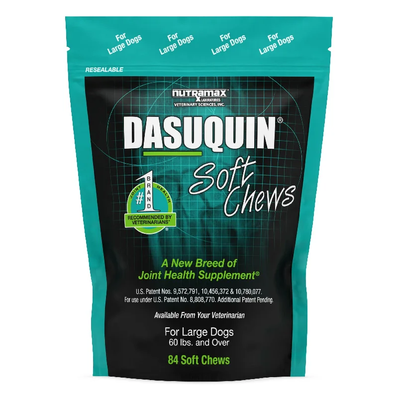 Nutramax Dasuquin Joint Health Supplement for Large Dogs - With Glucosamine, Chondroitin, ASU, Boswellia Serrata Extract, and Green Tea Extract, Soft Chews