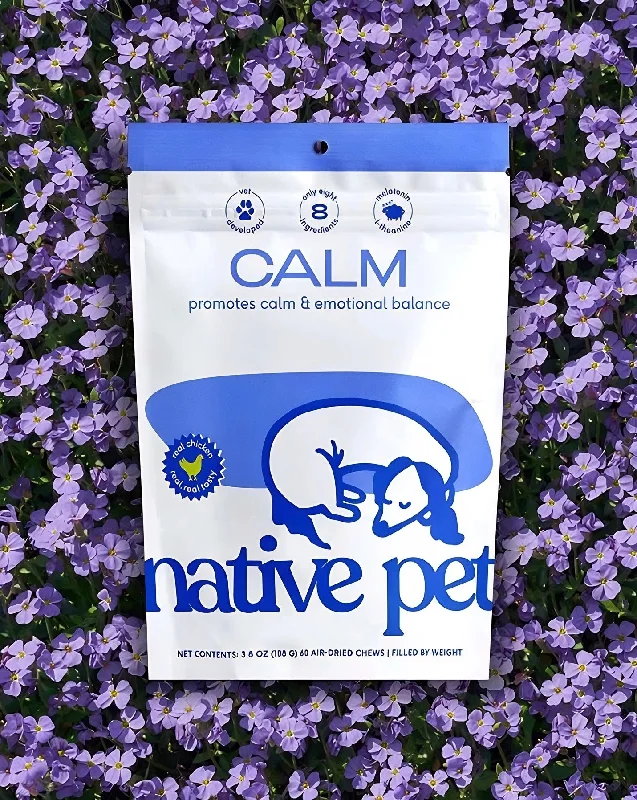 Native Pet Calm Chew Chicken Treat (3.8 OZ Bag)